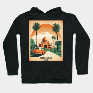 Ghaziabad India Vintage Tourism Travel Hoodie